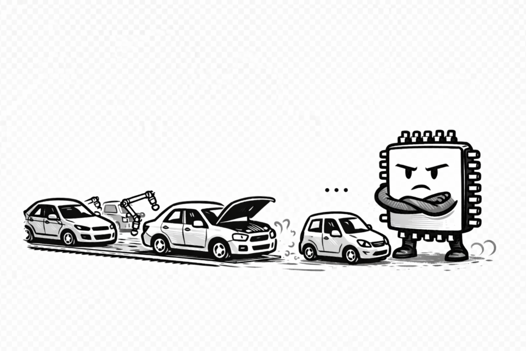 لم ينته بعد نقص الرقائق في صناعة السيارات